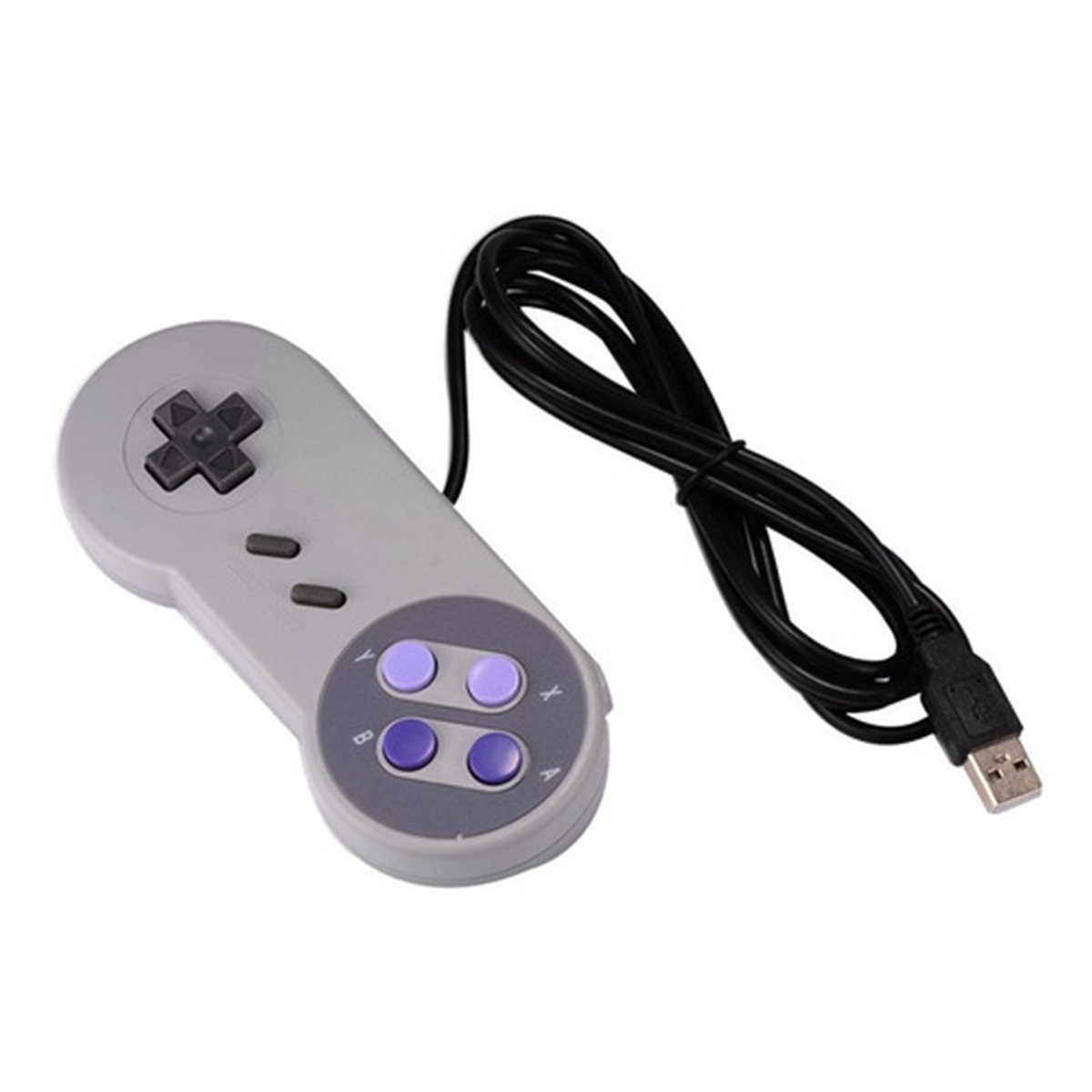 Control Snes Con Cable Usb Para Pc Mac Njoytech