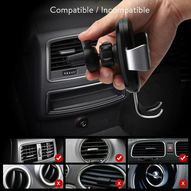 Soporte De Auto Con Carga Inalambrica Gravity Baseus – imagen 7