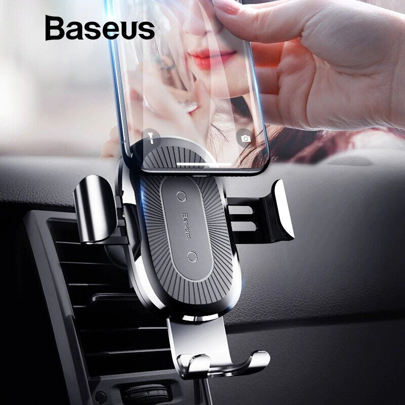Soporte De Auto Con Carga Inalambrica Gravity Baseus – imagen 8