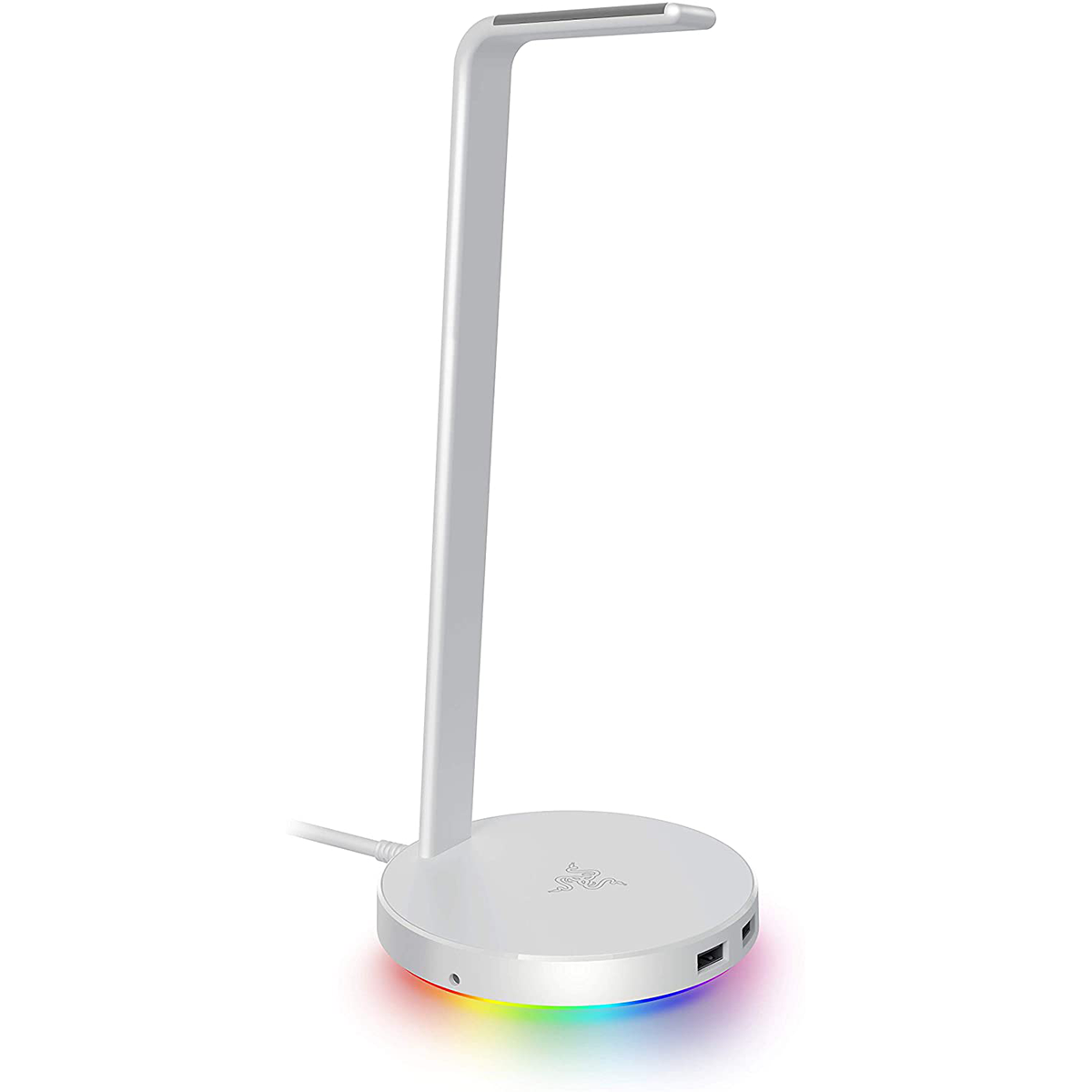 Soporte De Audifonos Razer Base Station V2 Chroma Usb Hub Blanco