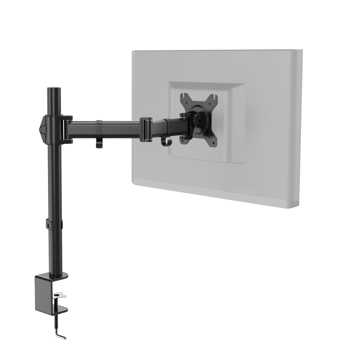 Soporte Para Monitor Nox Single Stand 13 A 27 Pulgadas Negro