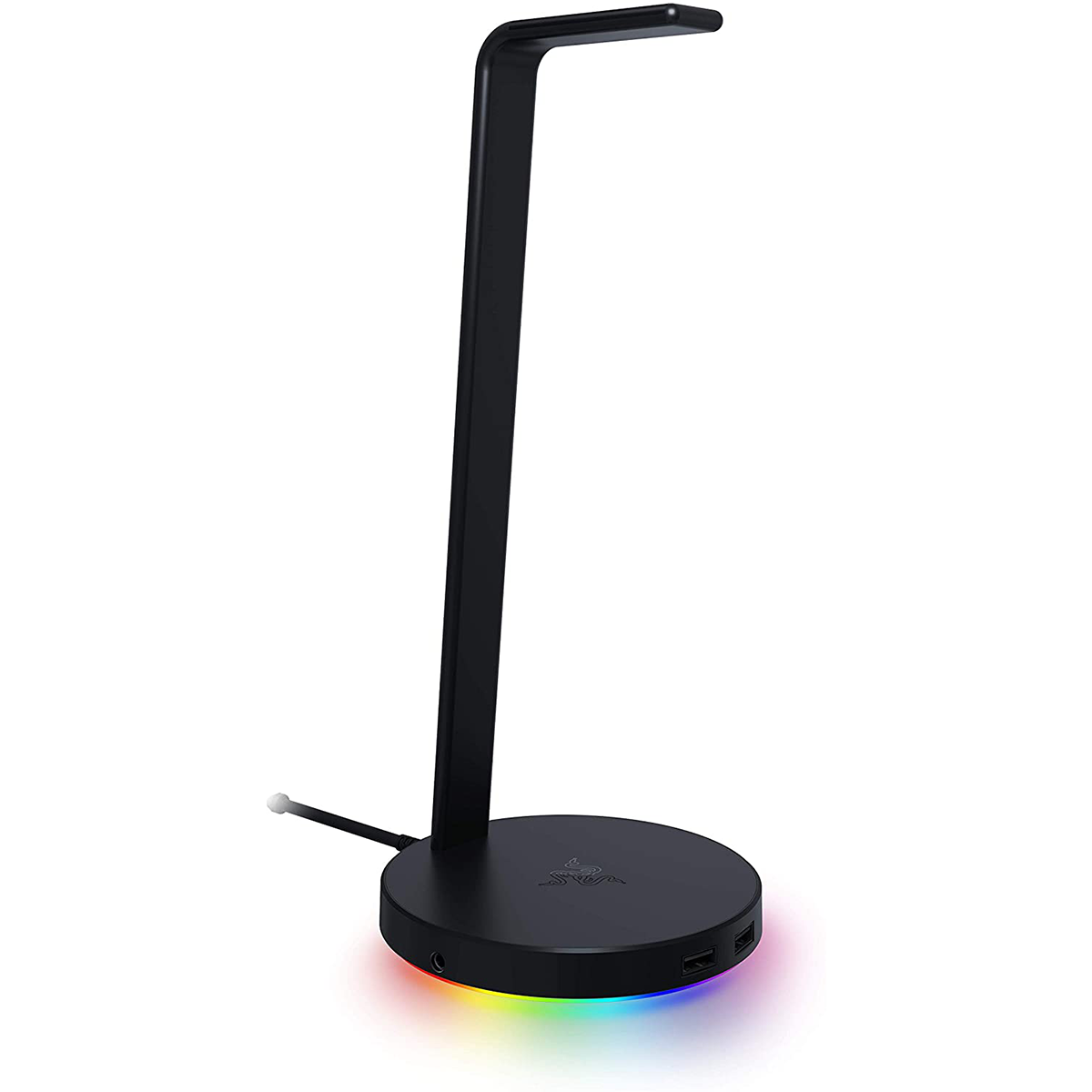 Soporte De Audifonos Razer Base Station V2 Chroma Usb Hub Negro