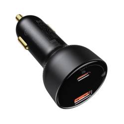 Cargador Auto PPS Dual QC 3.0 65 W + Cable USB C 100w Negro – imagen 5