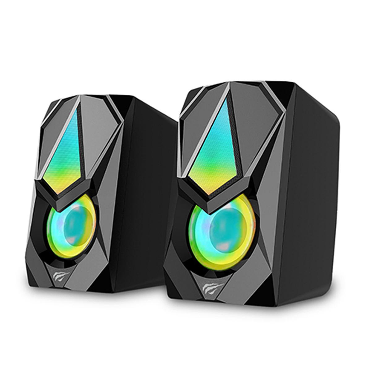 Parlantes Gamer Gamenote Sk563 Rgb Negro