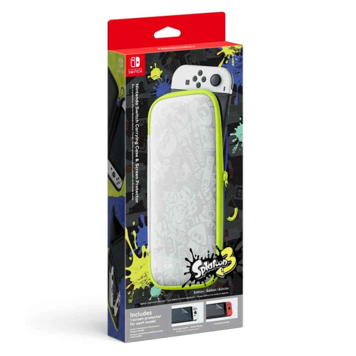 Bolso Protector Nintendo Switch Oled Splatoon 3