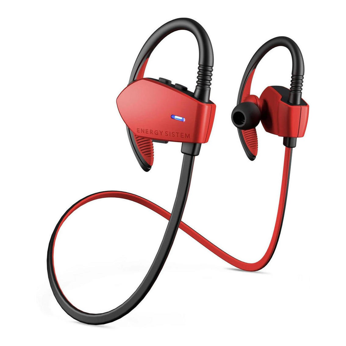 Audifonos Bluetooth Earphones Sport 1 Energy Sistem Negro Rojo