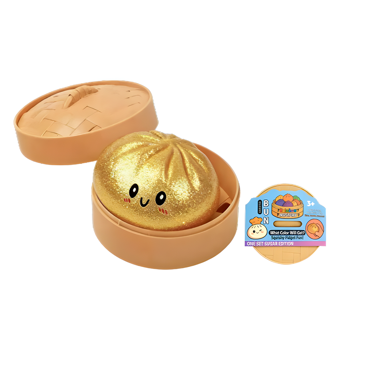 Squishy Dumpling Juguete Antiestrés 8.5cm Sorpresa Brillante