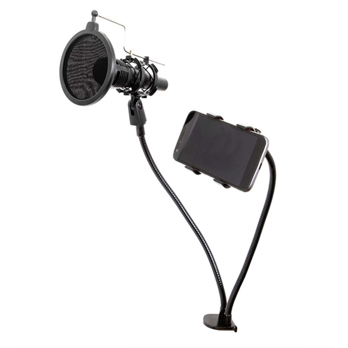 Stand Para Smartphone y Micrófono Philco Tik Tok Negro