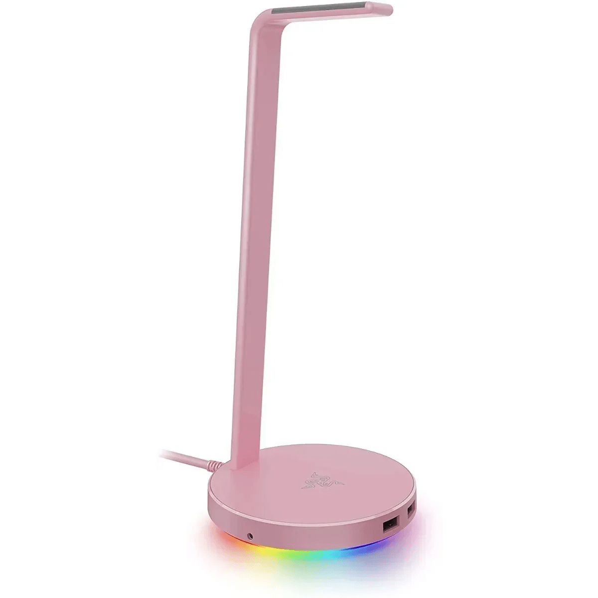 Soporte De Audifonos Razer Base Station V2 Chroma Usb Hub Rosado