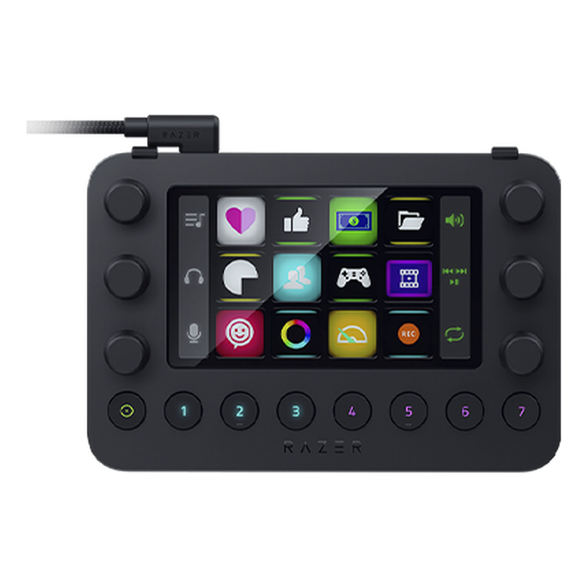 Controlador De Streaming Razer Stream Controller All In One Negro