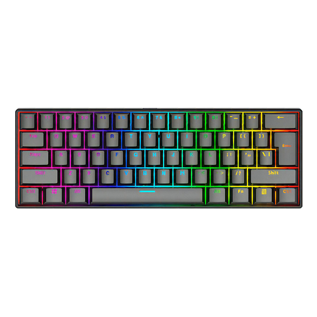 Teclado Gamer Mecanico Xtrike Me Gk-985p 60% Rgb Negro