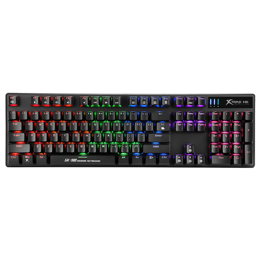 Teclado Gamer Mecanico Xtrike me Gk980 Iluminado Switch Azul