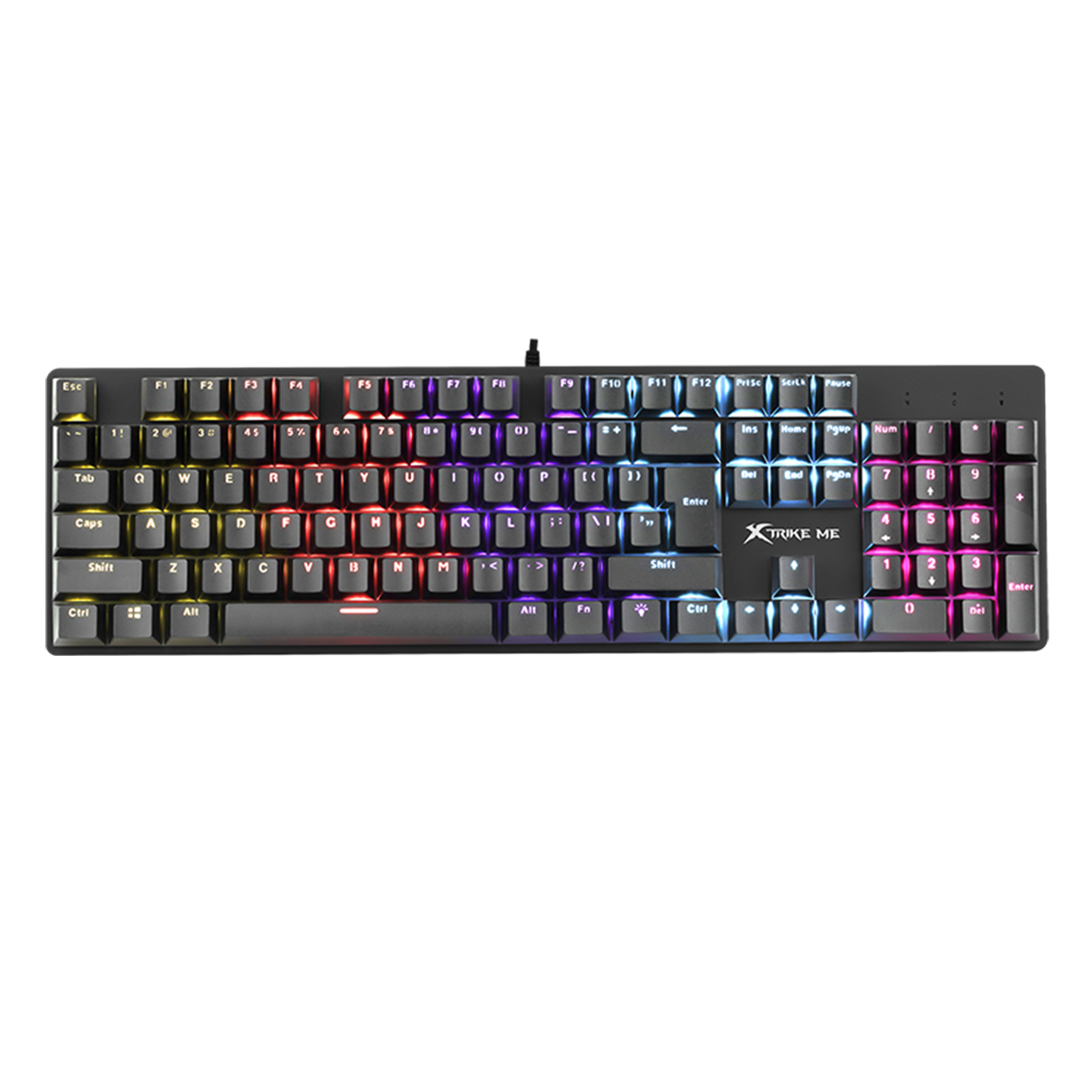 Teclado Gamer Mecanico Xtrike Me Gk-915 RGB Switch Blue Negro