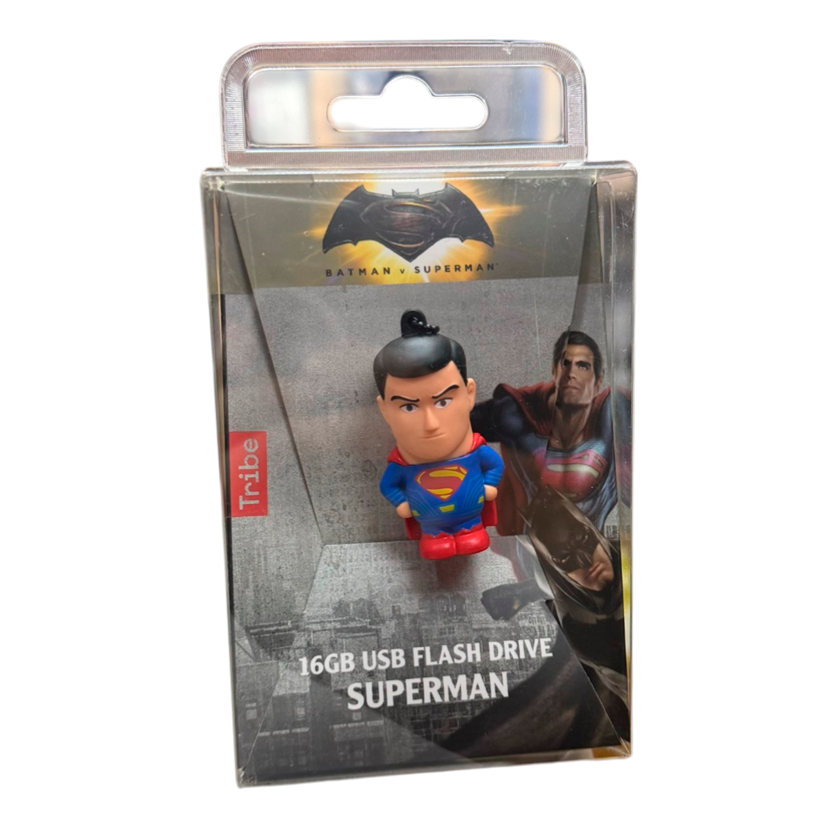Pendrive Usb 2.0 Flash Drive Dc Comics 16 Gb Superman Negro