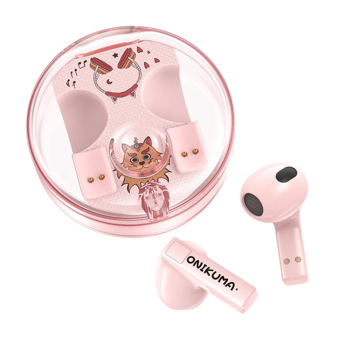Audifonos Bluetooth In Ear Tws Onikuma T301 Rosado