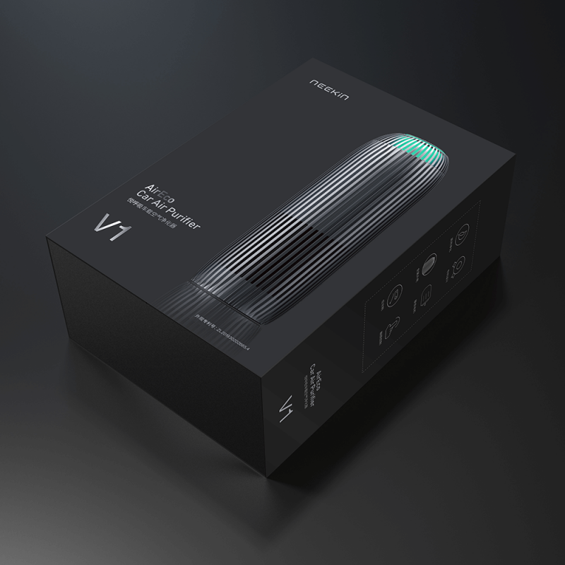 Purificador de Aire Para Auto Neekin Aireco V1 Touch Gris – imagen 2