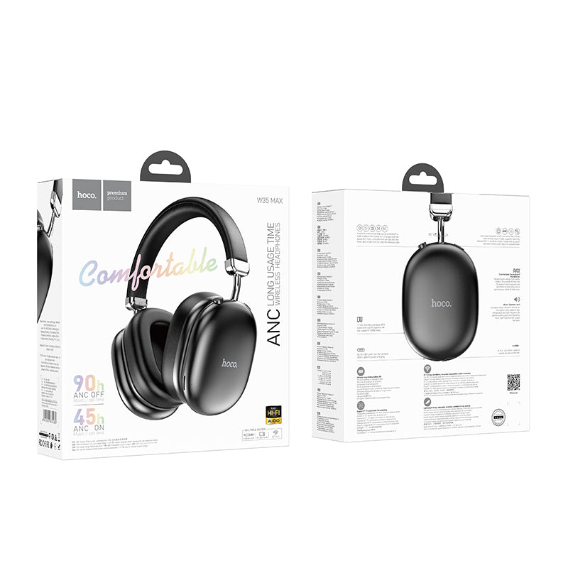 Audífonos Bluetooth Headset Hoco W35 Max Anc Negro – imagen 2