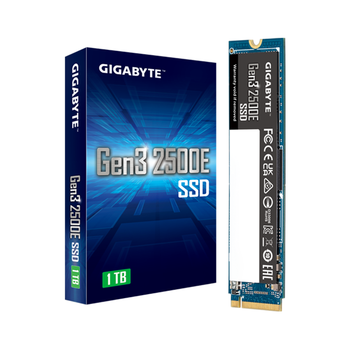 Disco Duro Gigabyte Solido Ssd Gen3 Ssd 2500e 1 Tb Negro