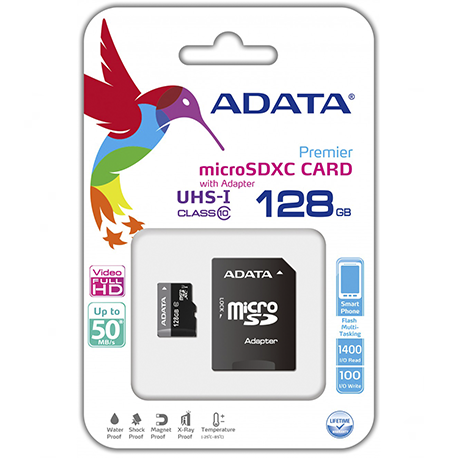 Memoria Micro Sd 128gb Adata Clase 10