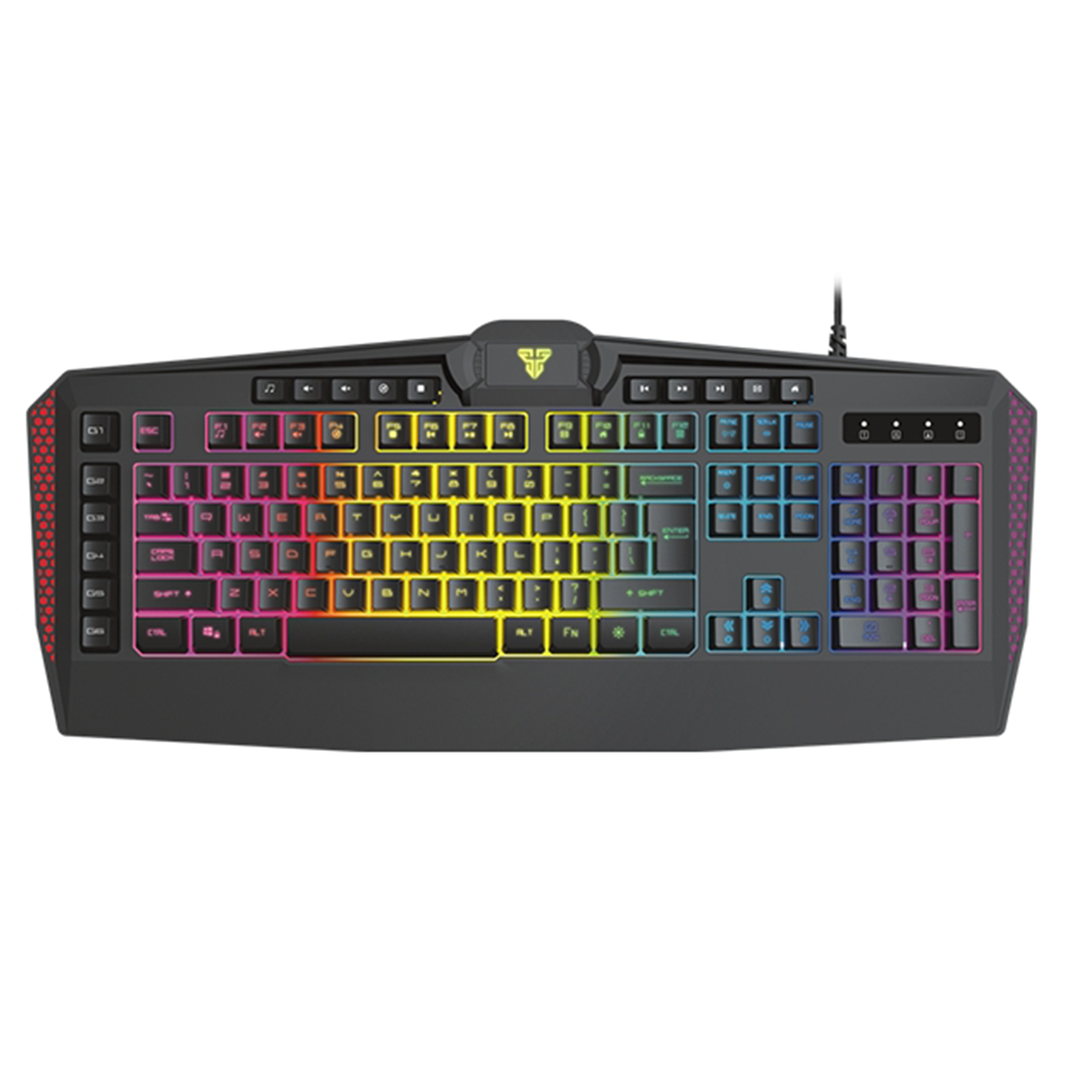 Teclado Gamer Membrana Fantech K513 Booster Negro