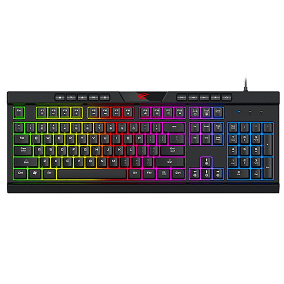Teclado Gamer Gamenote Rgb Kb500l Negro