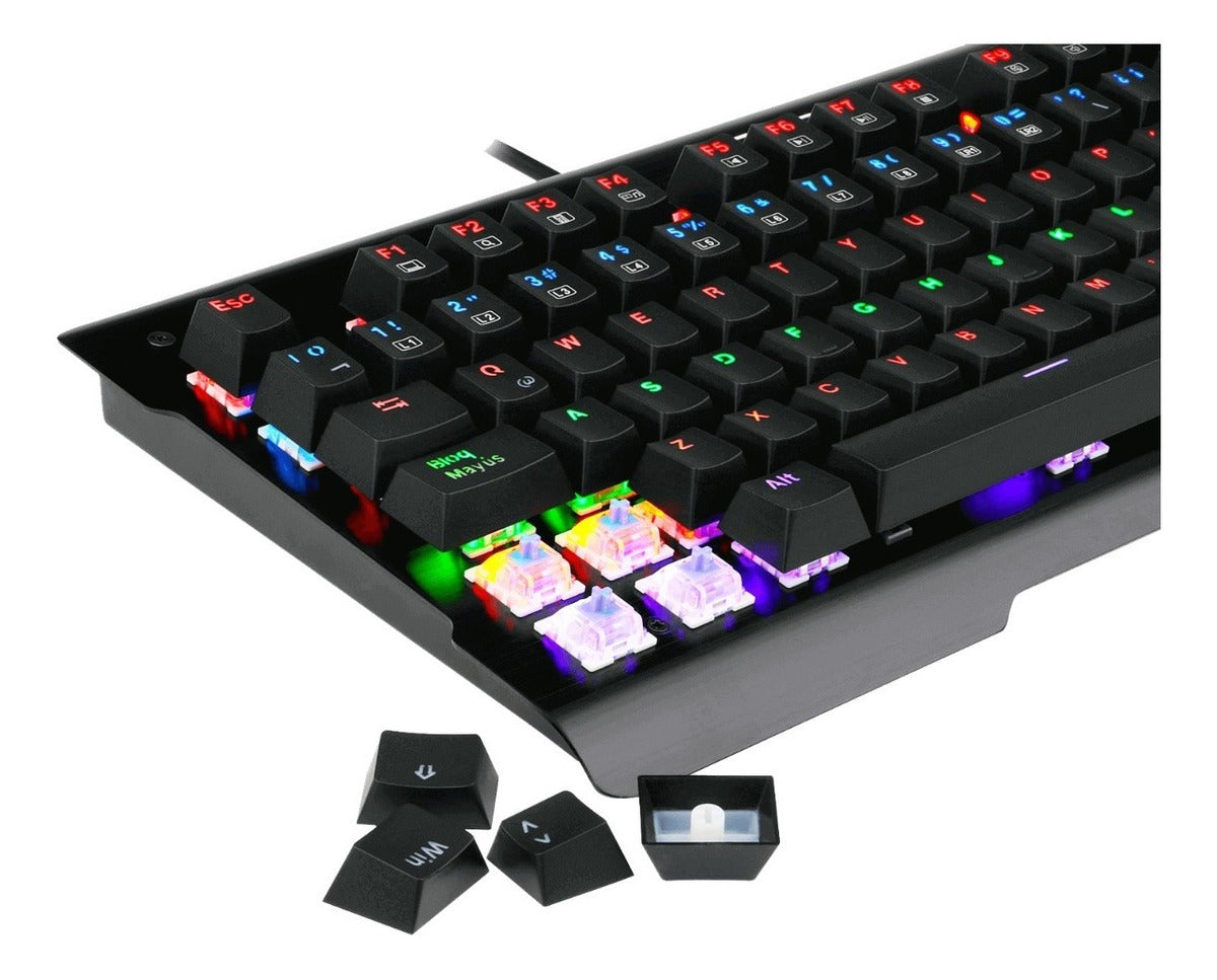 Teclado Gamer Mecanico Redragon Visnu K561 Negro – imagen 2