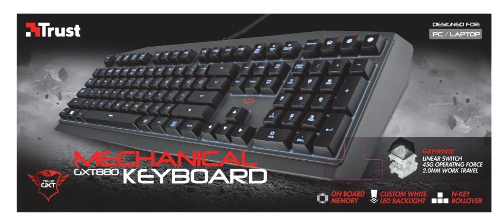 Teclado Gamer Retroiluminado Gxt 880 Mecanico Trust – imagen 2