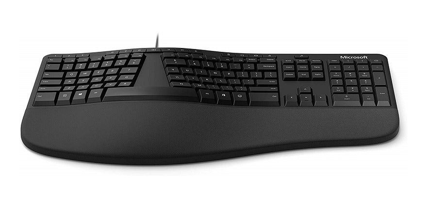 Teclado Microsoft Ergonómico LXM-00003 Usb Negro – imagen 2
