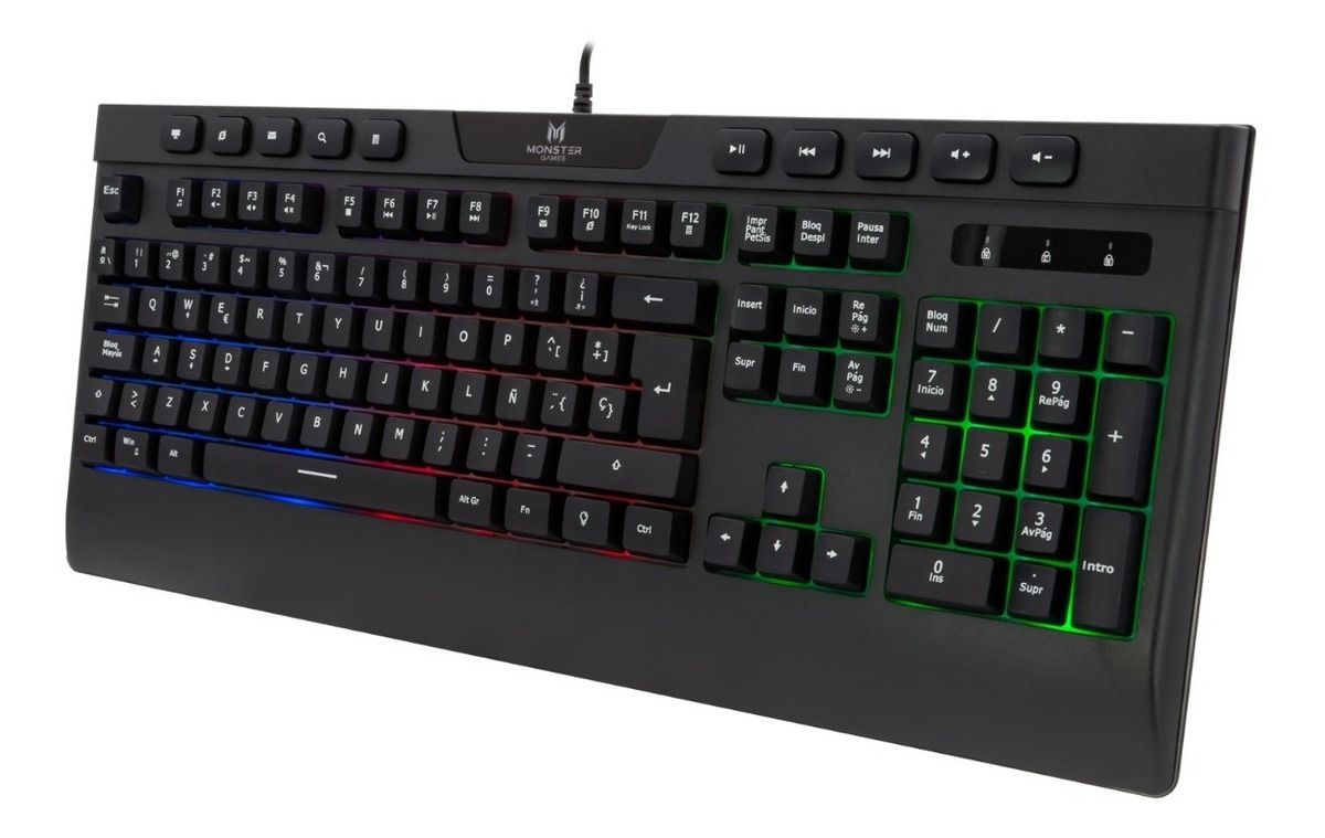 Teclado Gamer Monster Inception Rgb Negro – imagen 4