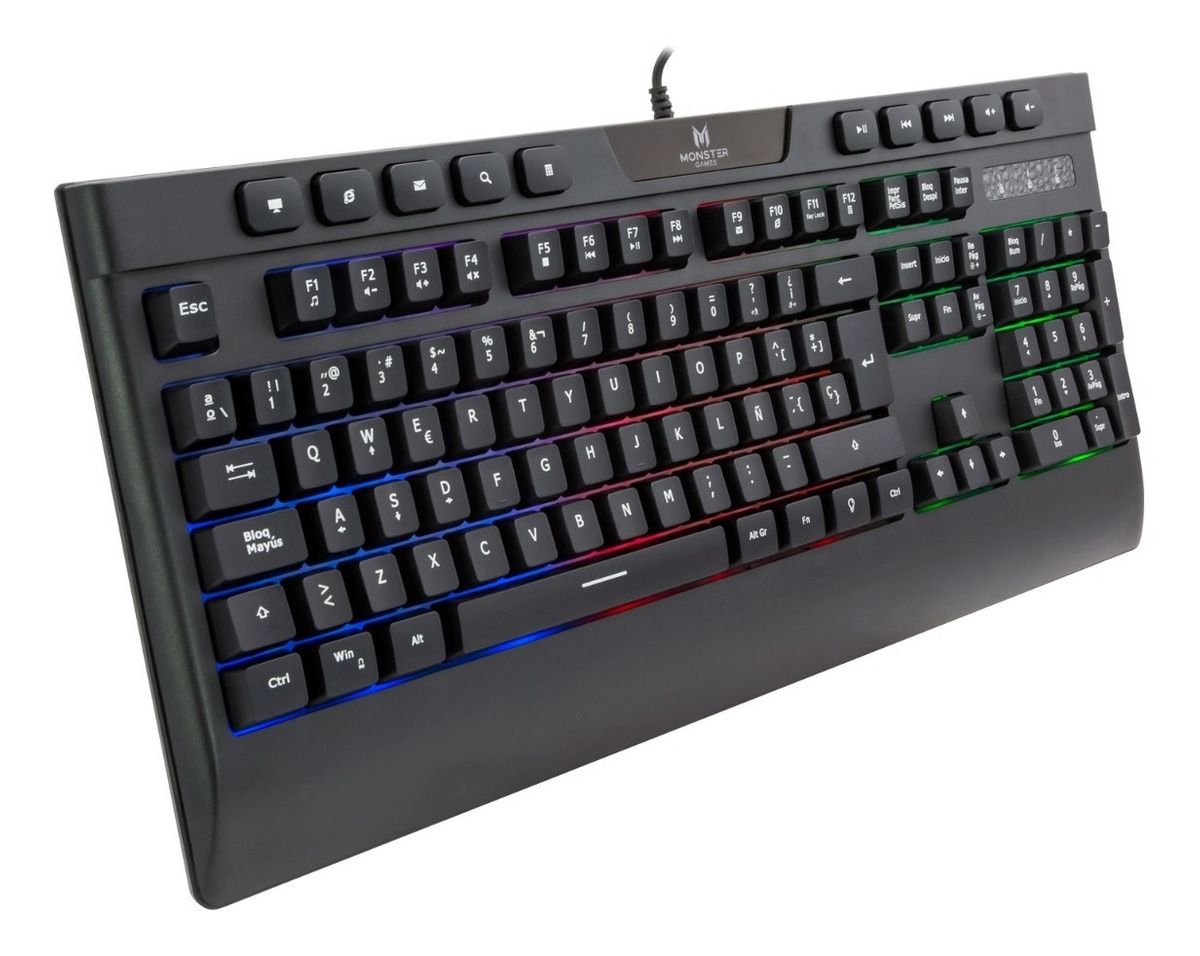 Teclado Gamer Monster Inception Rgb Negro – imagen 3