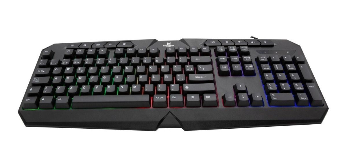 Kit Gamer Teclado y Mouse Monster Initiation Rgb Negro – imagen 2