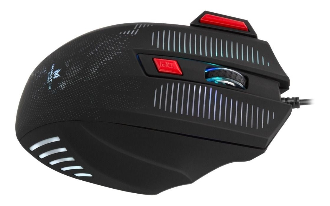 Kit Gamer Teclado y Mouse Monster Initiation Rgb Negro – imagen 5