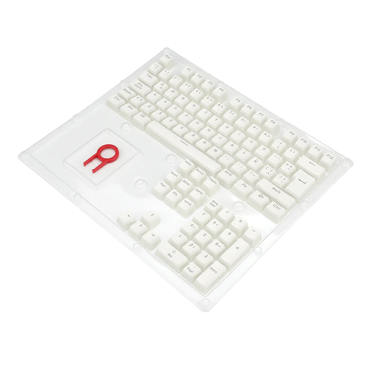 Kit De Teclas Redragon Scarab A130 Blanco