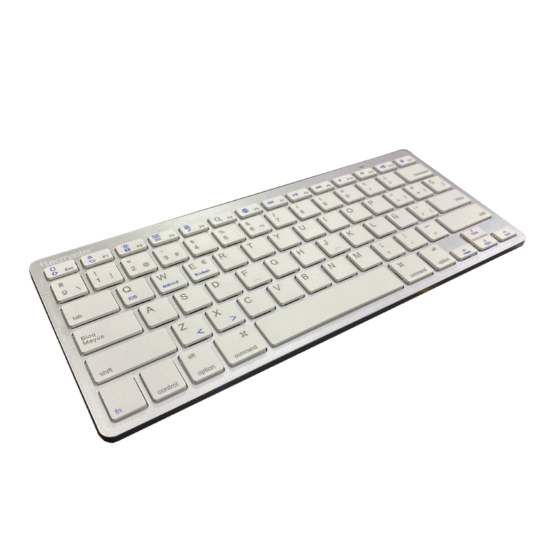 Teclado Inalámbrico Bluetooth Mini Tecmaster Blanco