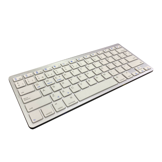 Teclado Inalámbrico Bluetooth Mini Tecmaster Blanco