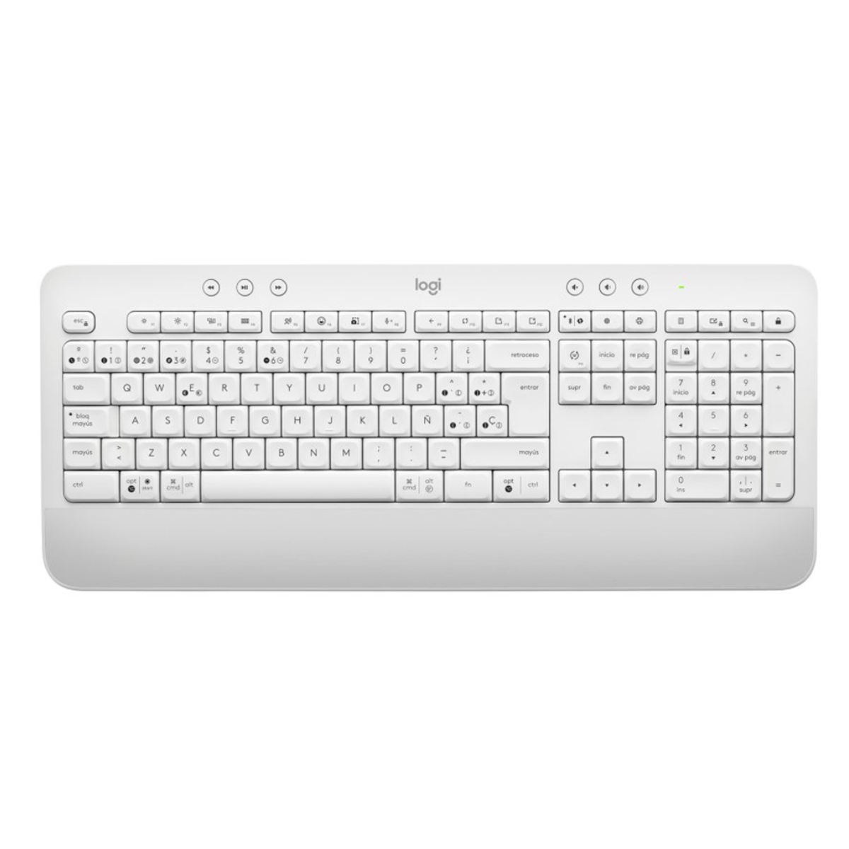 Teclado Inalámbrico Logitech K650 Español Blanco
