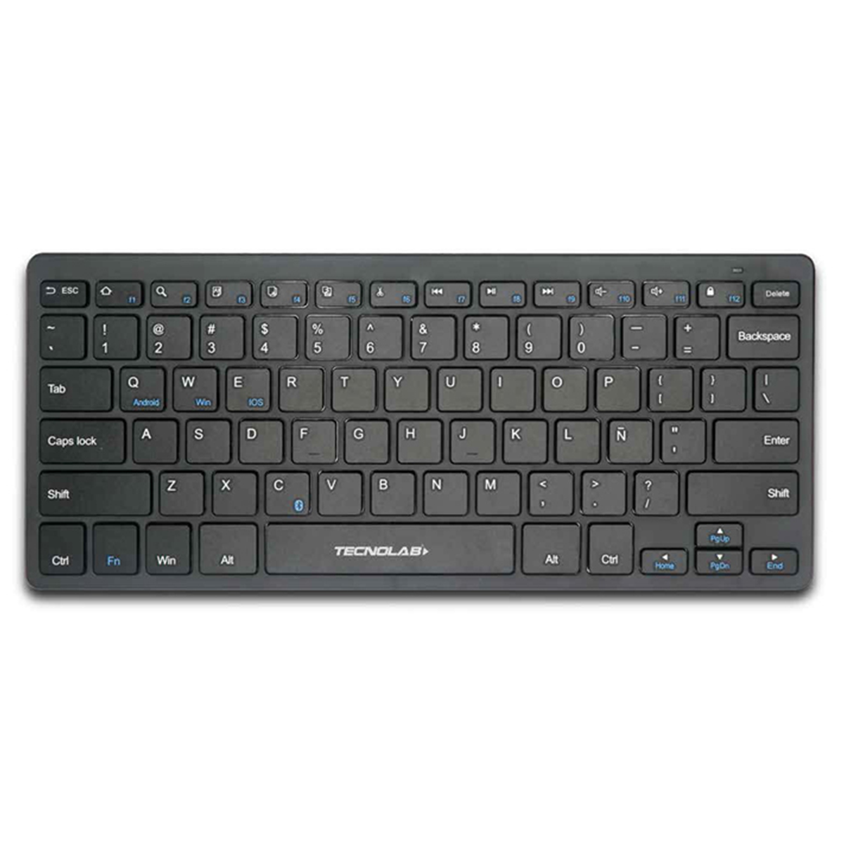 Teclado Inalámbrico Bluetooth Mini Tecnolab TL027 Negro