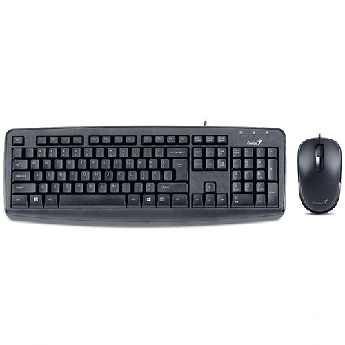 Combo Teclado + Mouse Kit Km130 Genius Negro