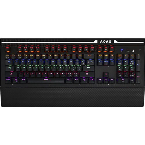 Teclado Gamer Mecánico As-808 E-Sports