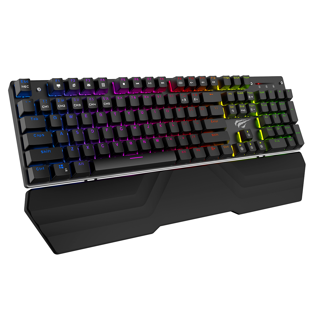 Teclado Gamer Mecanico Gamenote KB432L RGB Negro