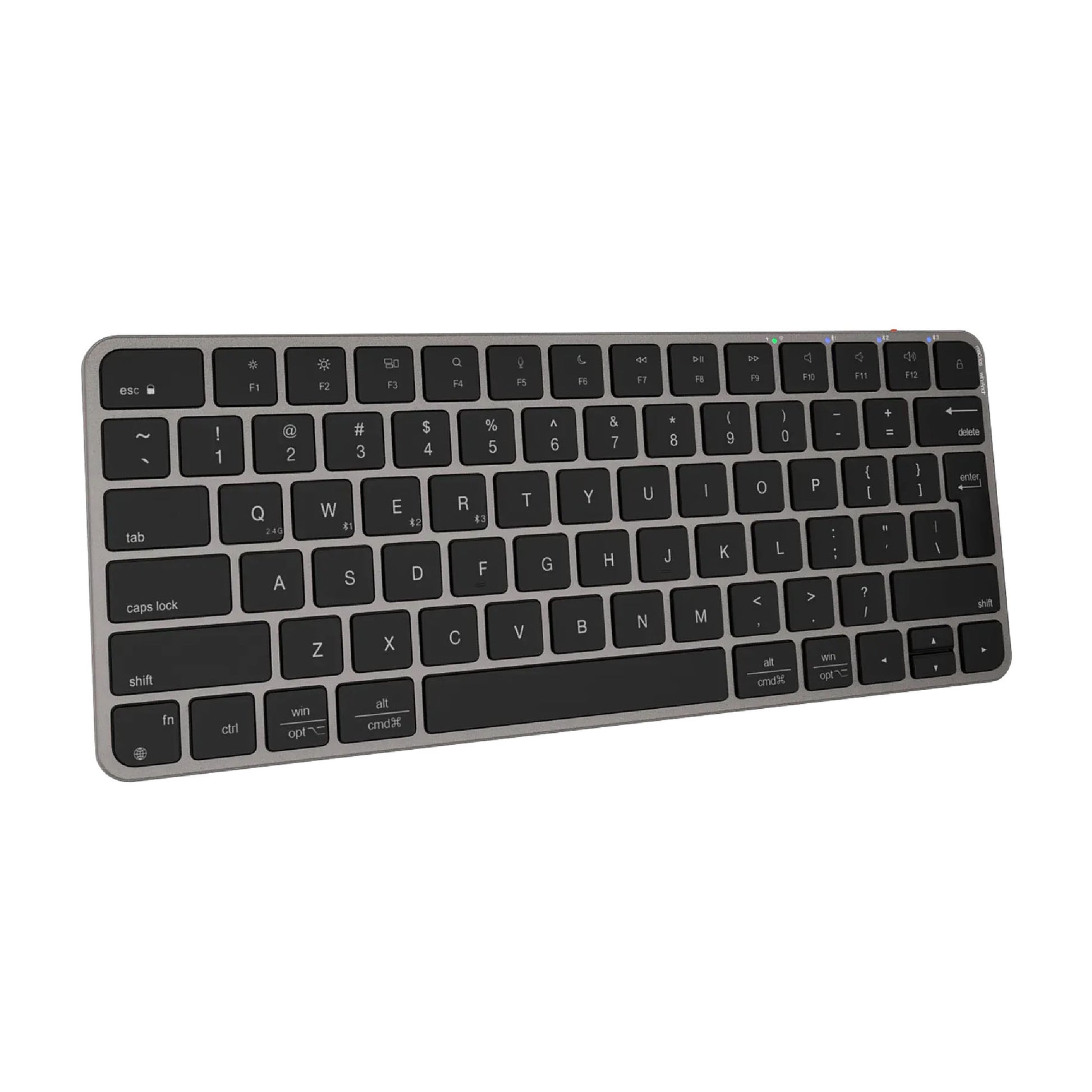 Kit Teclado + Mouse Inalámbrico Meetion iKey C210 Dual 2.4G + Bluetooth Negro - vista 3