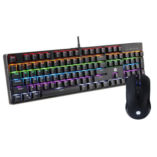 Combo Kit Gamer Teclado Mecanico y Mouse Hp Gm200
