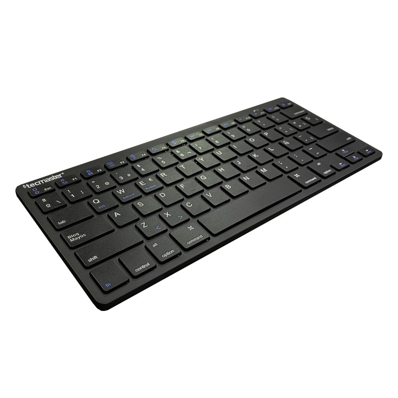 Teclado Inalámbrico Bluetooth Mini Tecmaster Negro