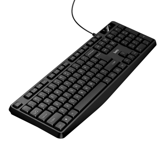 Teclado Con Cable Usb Hoco Gm60 Ingles Negro