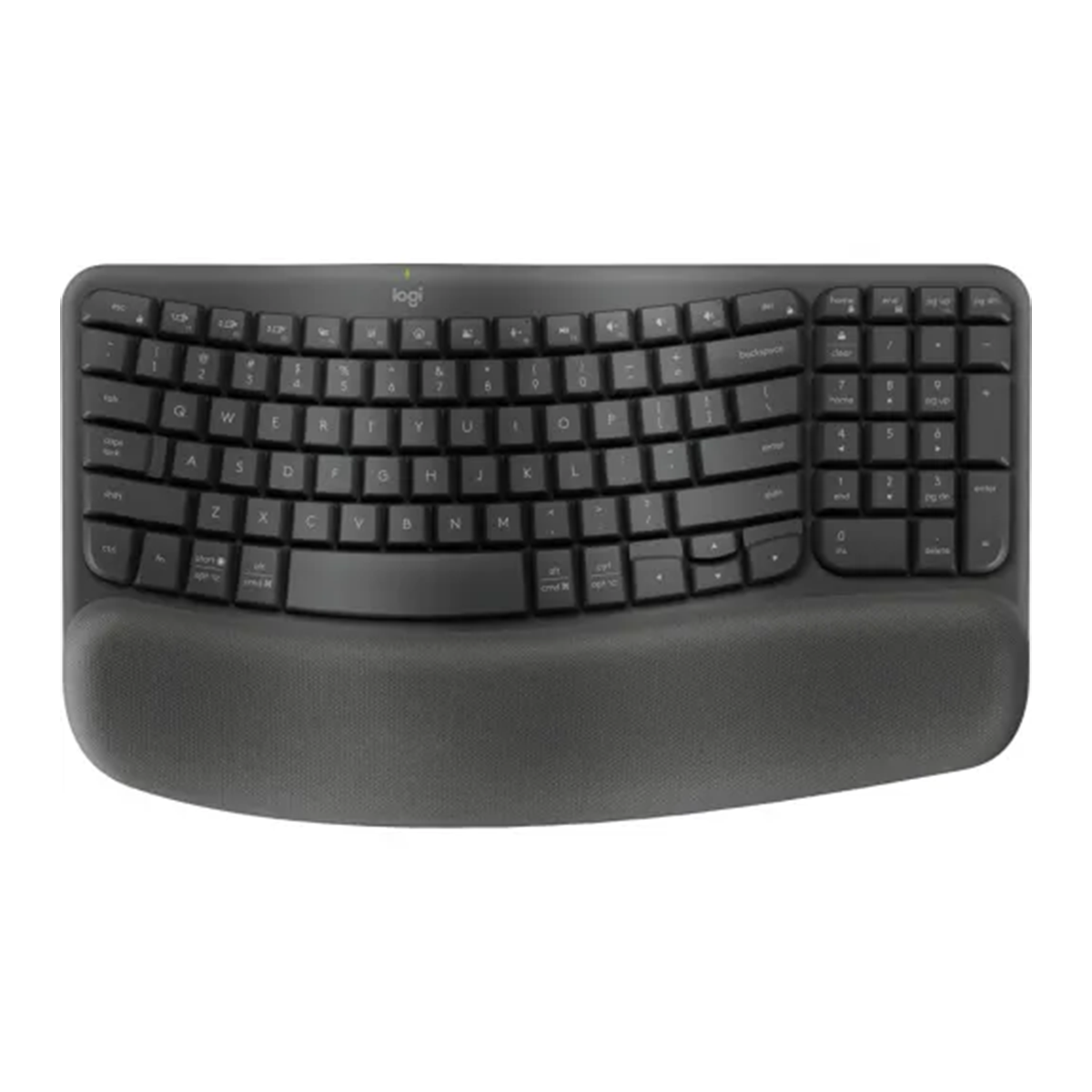 Teclado Dual Bluetooth Wireless Logitech Wave Keys Negro