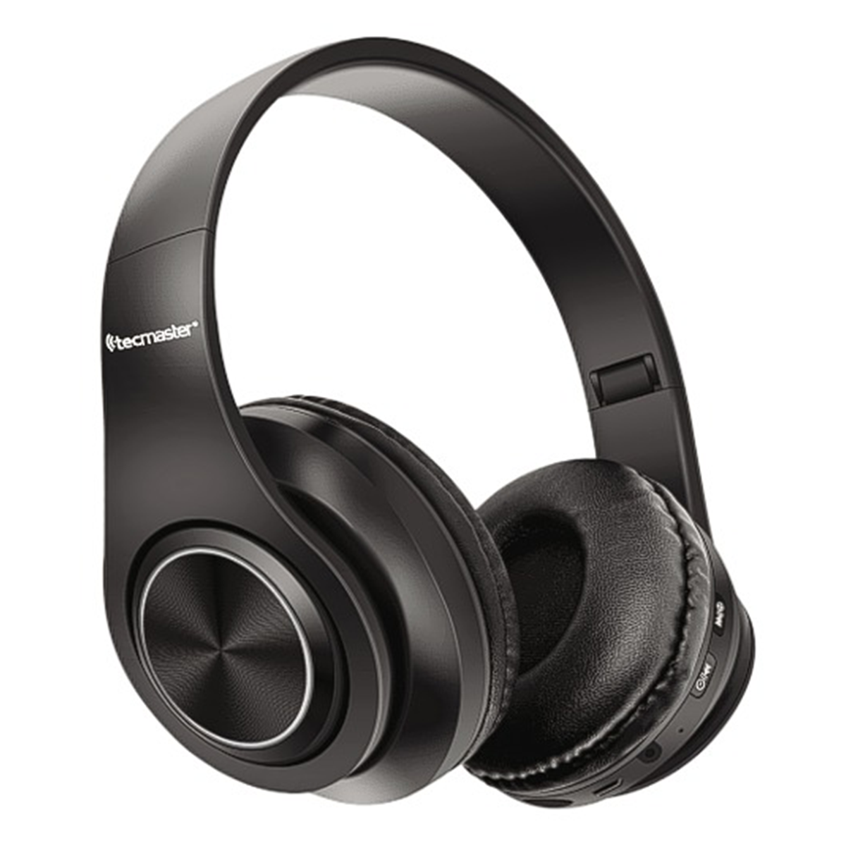 Audifonos Bluetooth Tecmaster Arco Plegable Aux TM-300525 Negro