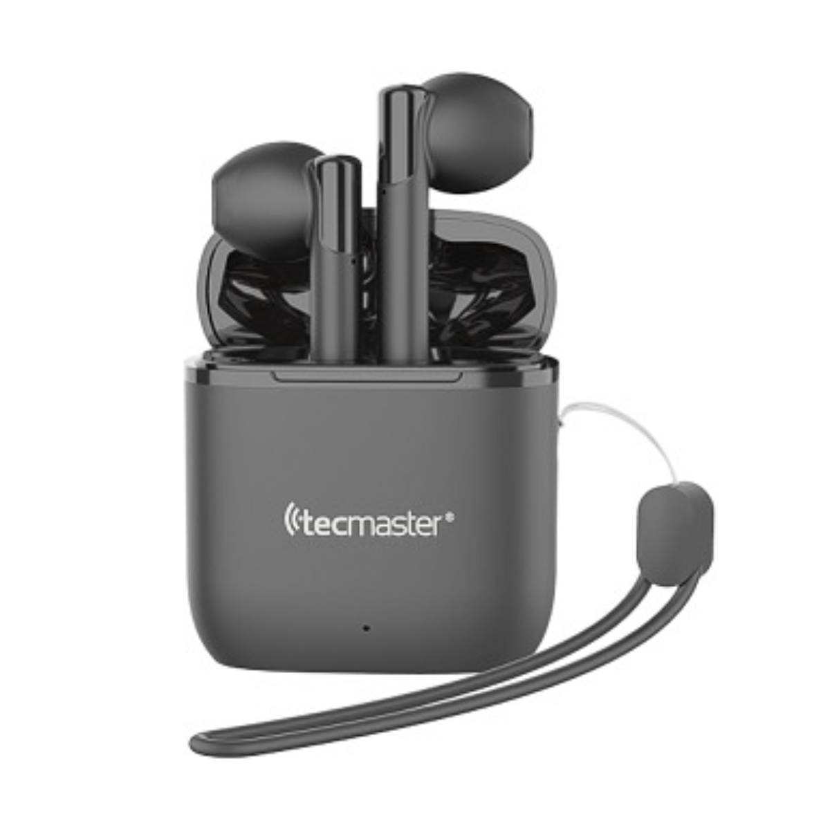 Audifonos Bluetooth Tecmaster Hi-fi Touch Tipo C Negro