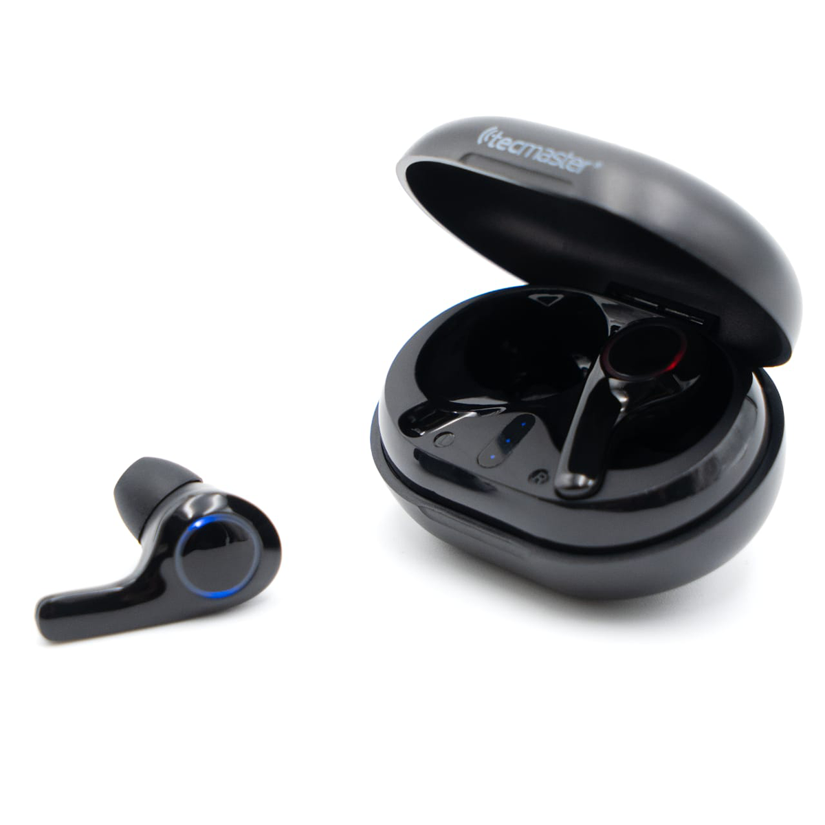 Audifonos Bluetooth Tecmaster Rgb Tws Negro