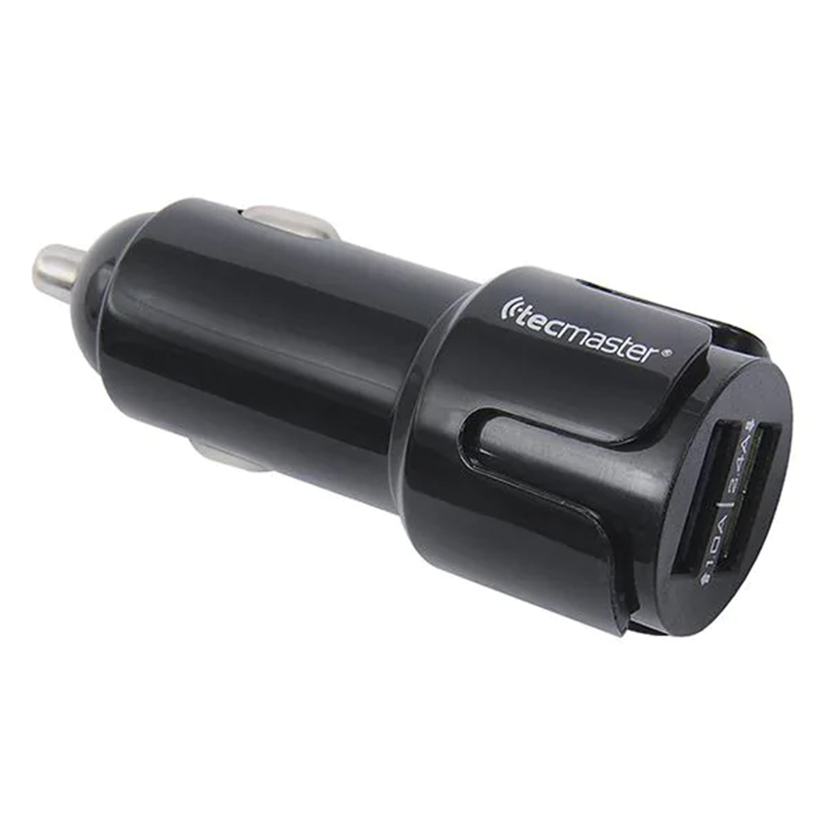 Cargador Auto Dual Usb Tecmaster 2.4a Tm-200507 Negro