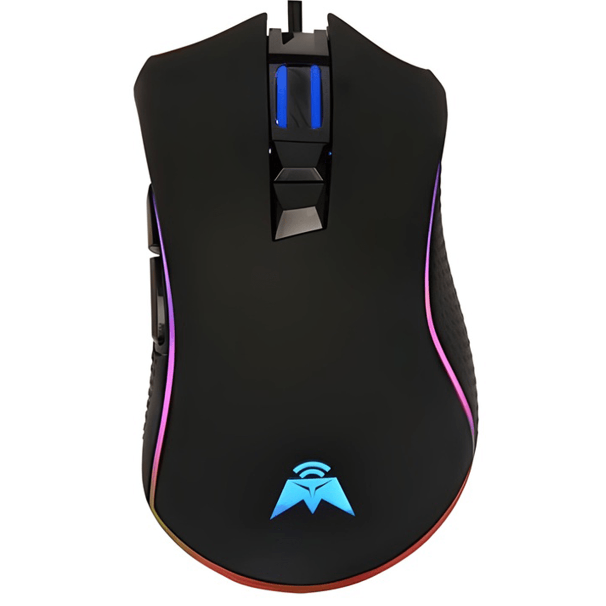 Mouse Gamer Tecmaster TM-400509 Rgb 3200 Dpi Negro